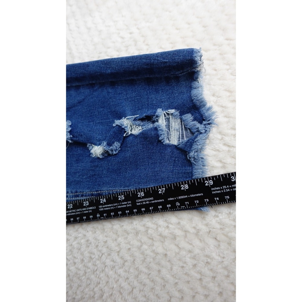 Ashley Stewart oedestruct denim  Jeans Size 28 New  Slim Stretchy - Picture 13 of 14